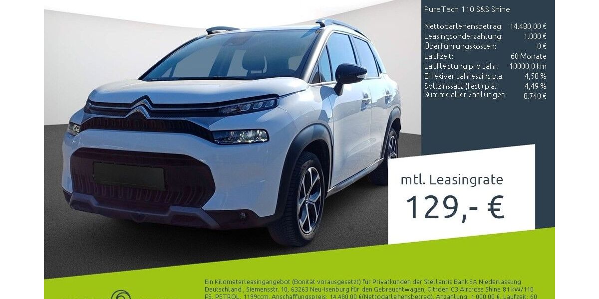Citroen C3 Aircross 30.658 km 14.170 &euro; Bocholt 46395