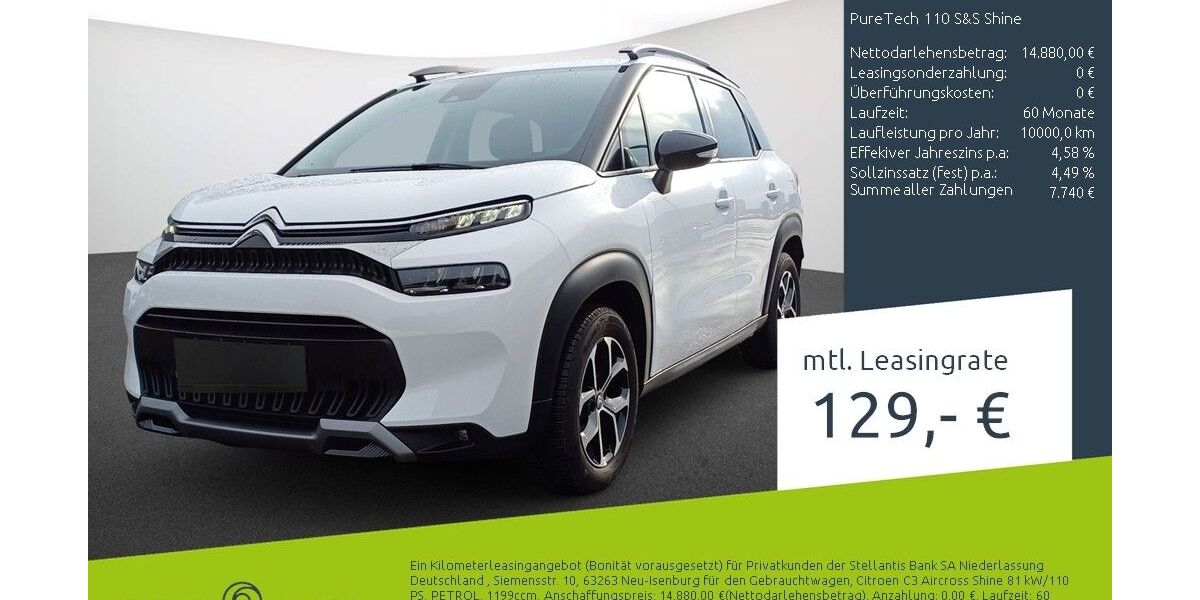 Citroen C3 Aircross 15.583 km 14.320 &euro; Bocholt 46395