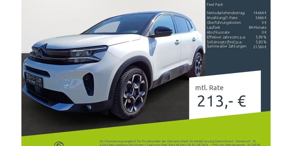 Citroen C5 Aircross 28.117 km 18.330 &euro; Borken 46325