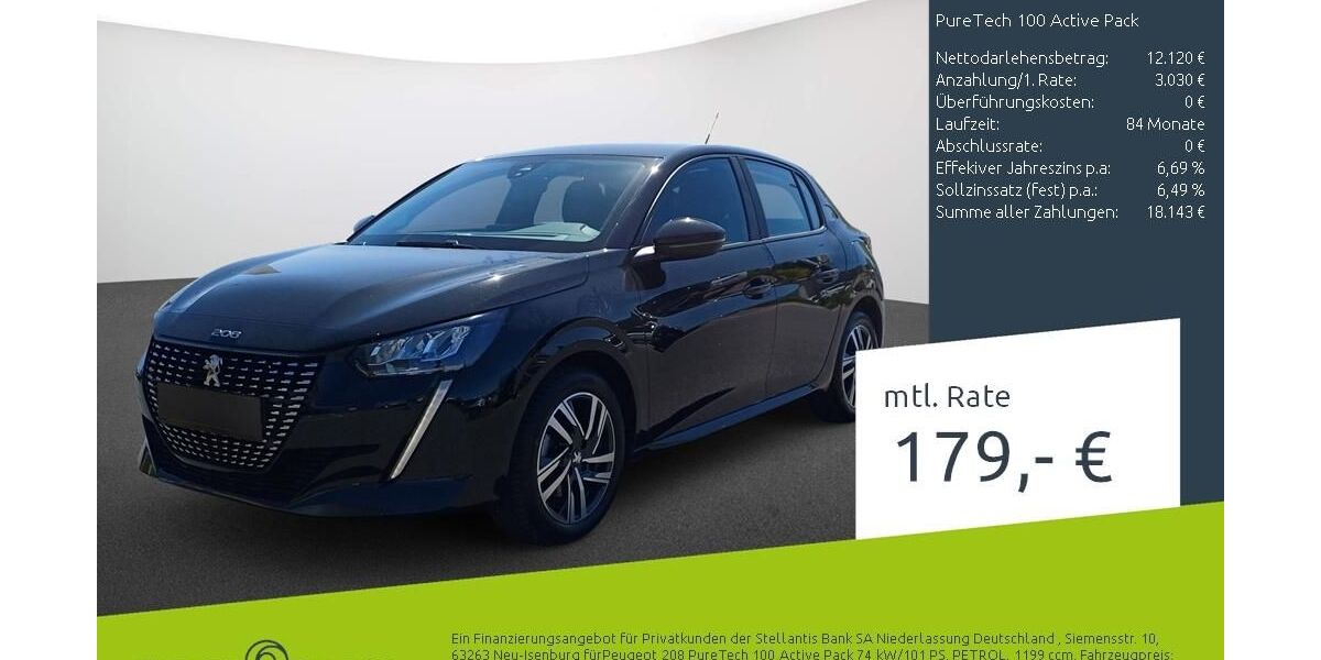 Peugeot 208 14.432 km 15.289 &euro; Bocholt 46395