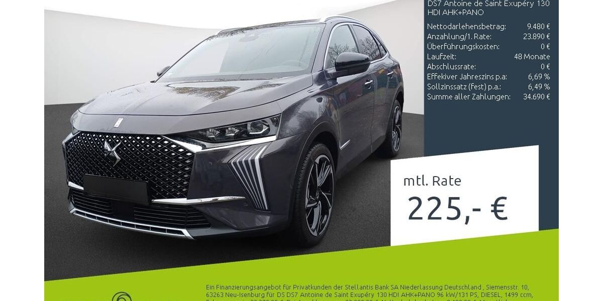 DS Automobiles DS7 (Crossback) 5.723 km 33.370 &euro; Borken 46325