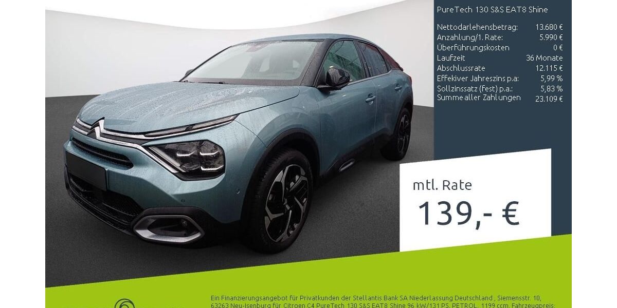 Citroen C4 25.378 km 19.239 &euro; Borken 46325