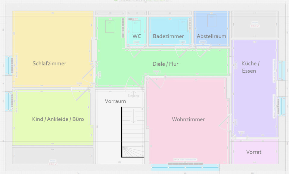 Dachgeschoßwohnung Wesel Bislich - 3 Zimmer, 72 m&sup2;, 116.000&euro; | Angebot:25649505