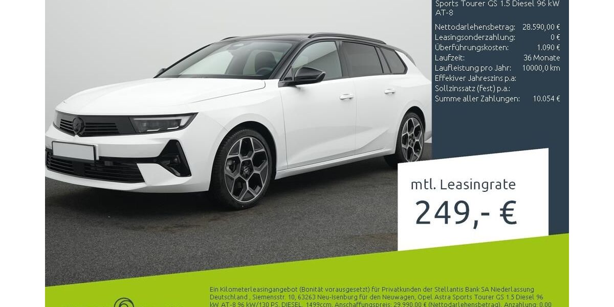 Opel Astra 4.000 km 28.444 &euro; Borken 46325