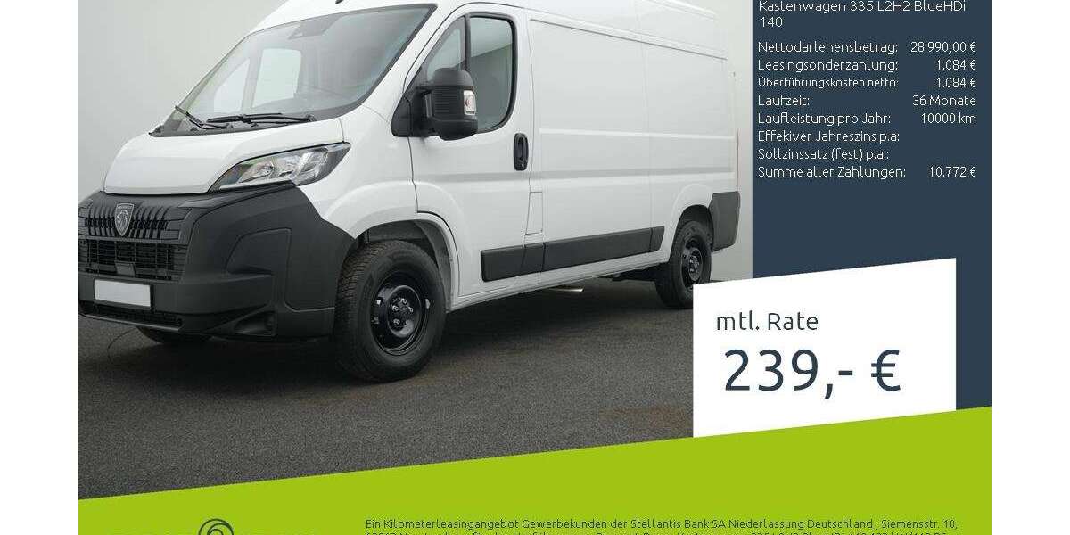 Peugeot Boxer 9.758 km 27.600 &euro; Bocholt 46395
