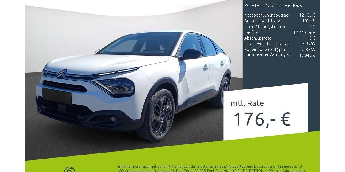 Citroen C4 38.883 km 15.354 &euro; Borken 46325