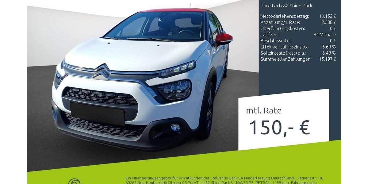 Citroen C3 34.547 km 12.690 &euro; Bocholt 46395