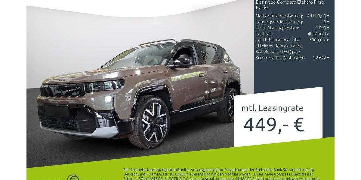 Jeep Compass 8.500 km 46.979 &euro; Borken 46325