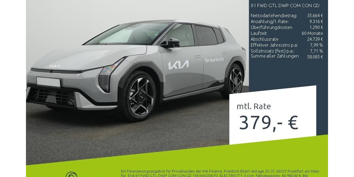 Kia EV4 6.900 km 43.520 &euro; Borken 46325