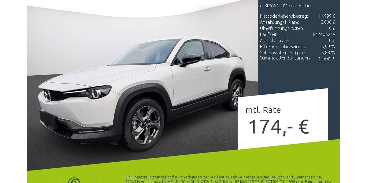 Mazda MX-30 31.579 km 14.979 &euro; Bocholt 46395