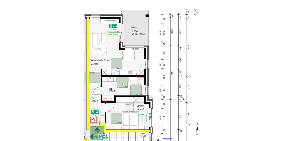 Etagenwohnung Borken - 2 Zimmer, 64 m&sup2;, 840&euro; | Angebot:25323312