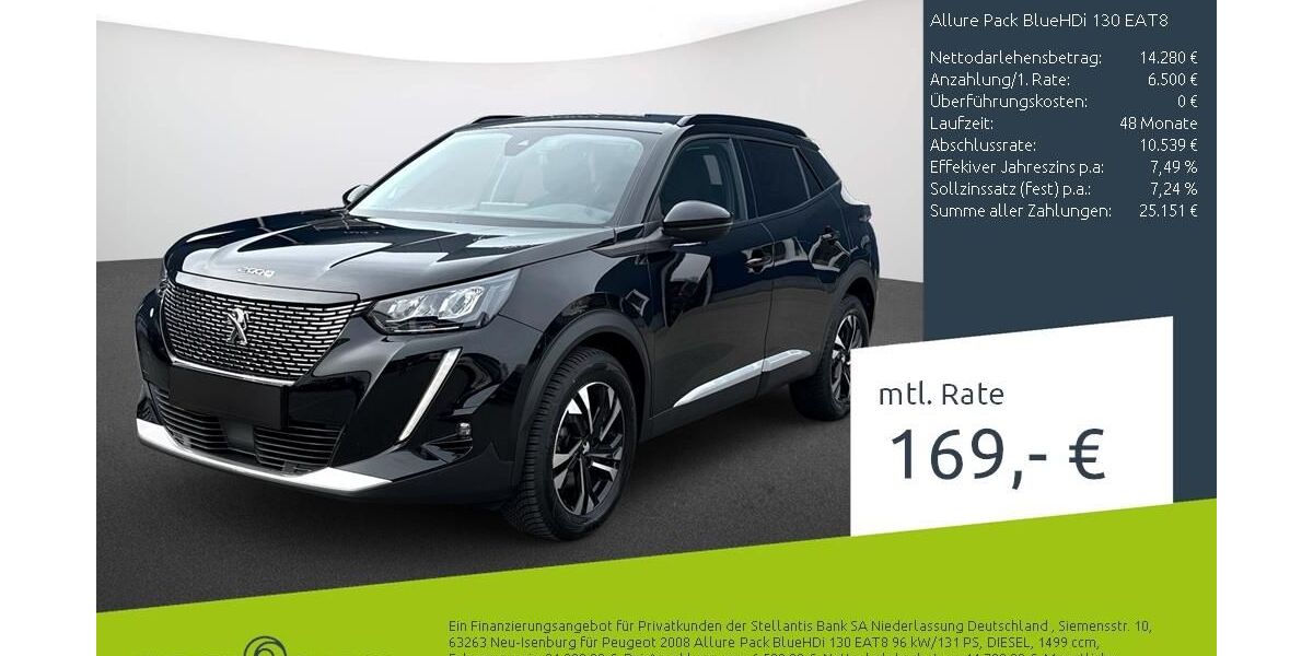 Peugeot 2008 64.802 km 20.444 &euro; Bocholt 46395