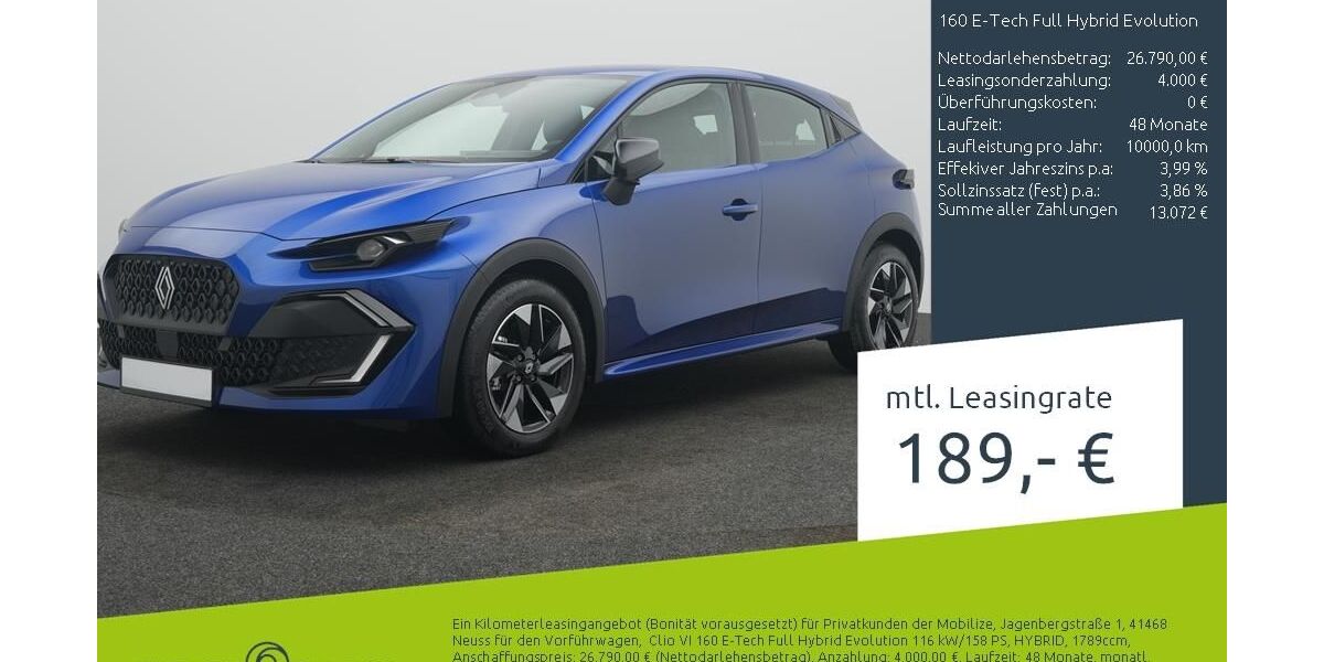 Renault Clio 3.970 km 26.790 &euro; Borken 46325