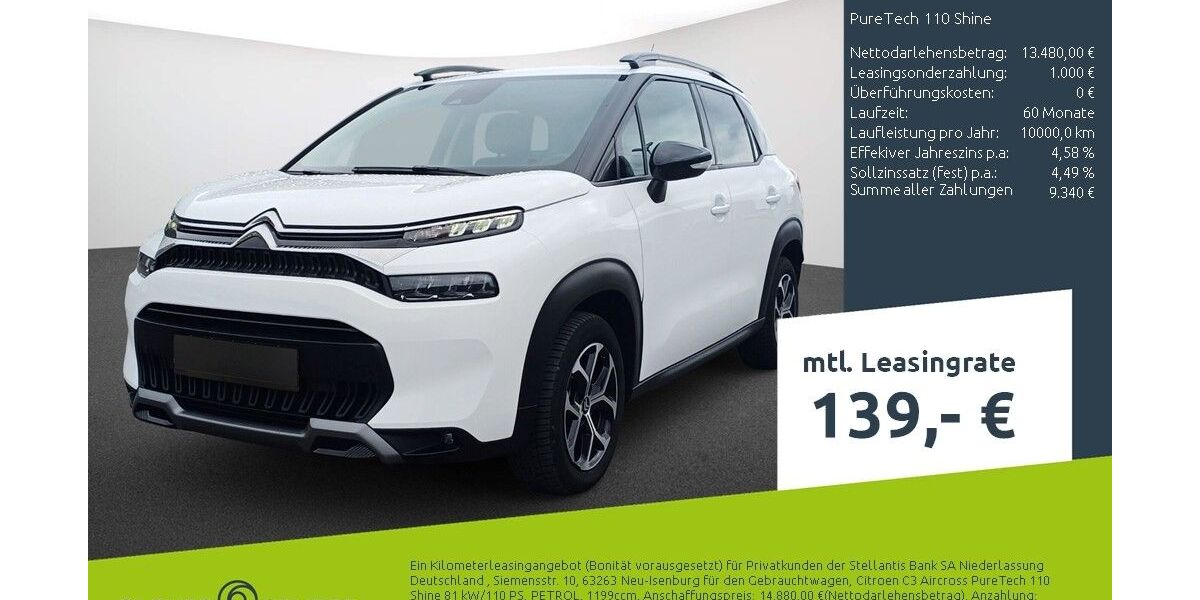 Citroen C3 Aircross 19.825 km 12.570 &euro; Borken 46325