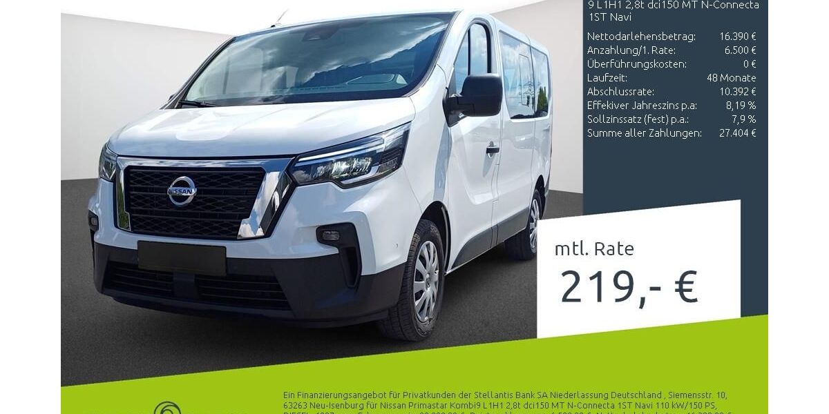 Nissan Primastar 90.790 km 22.890 &euro; Bocholt 46395