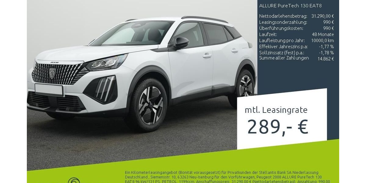 Peugeot 2008 5.442 km 30.580 &euro; Bocholt 46395