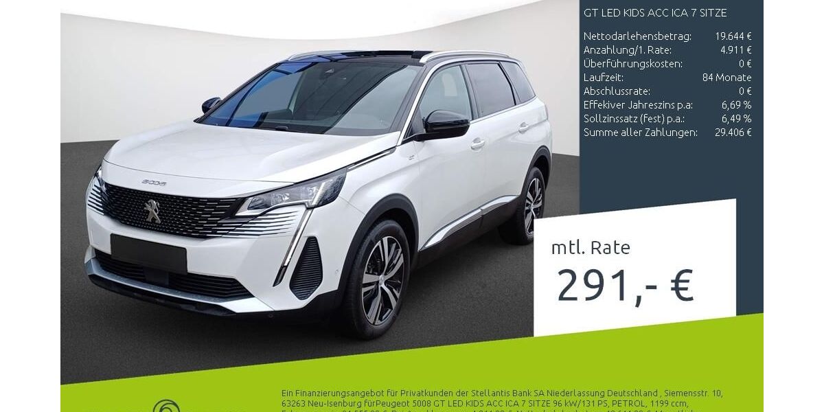 Peugeot 5008 25.177 km 24.260 &euro; Borken 46325
