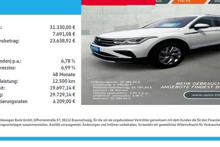 VW Tiguan 34.194 km 30.660 &euro; Borken 46325