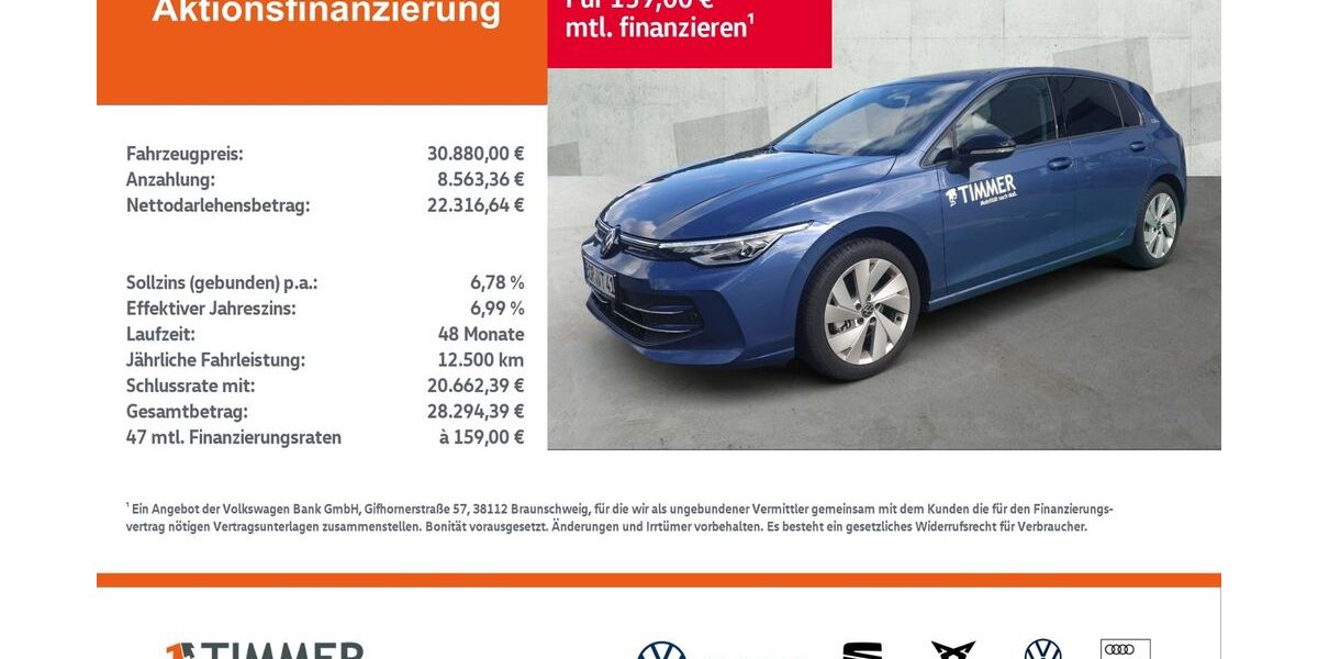 VW Golf 14.999 km 30.880 &euro; Borken 46325