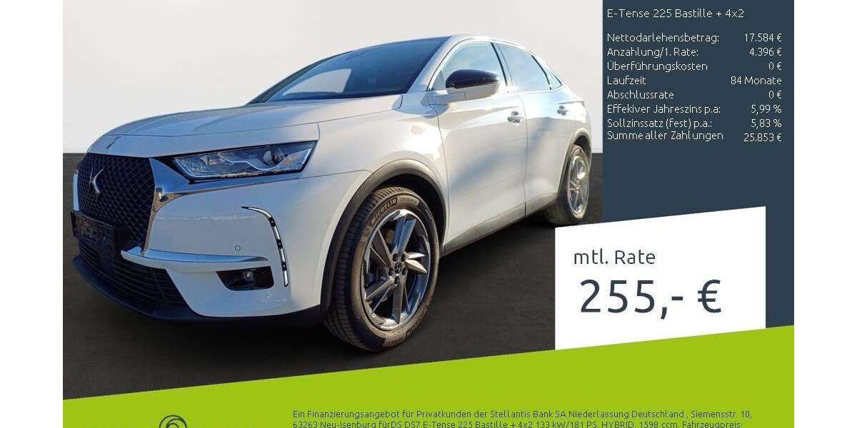 DS Automobiles DS 7 Crossback 27.663 km 21.980 &euro; Borken 46325