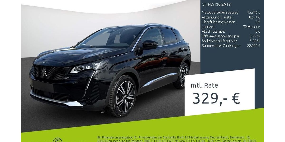 Peugeot 3008 34.564 km 23.370 &euro; Bocholt 46395