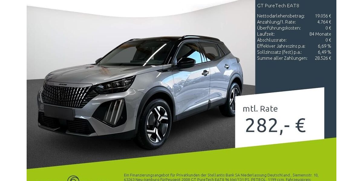 Peugeot 2008 15.604 km 23.820 &euro; Borken 46325