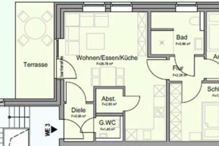 Wohnung Gescher - 3 Zimmer, 69 m&sup2;, 828&euro; | Angebot:26008436
