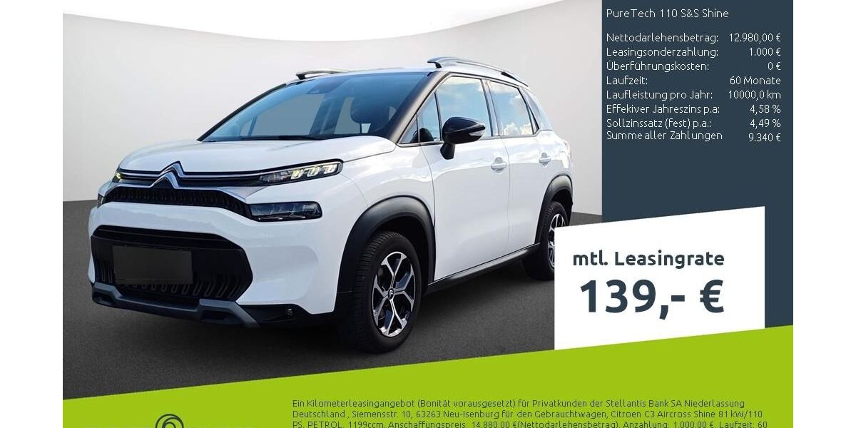 Citroen C3 Aircross 20.480 km 13.289 &euro; Borken 46325
