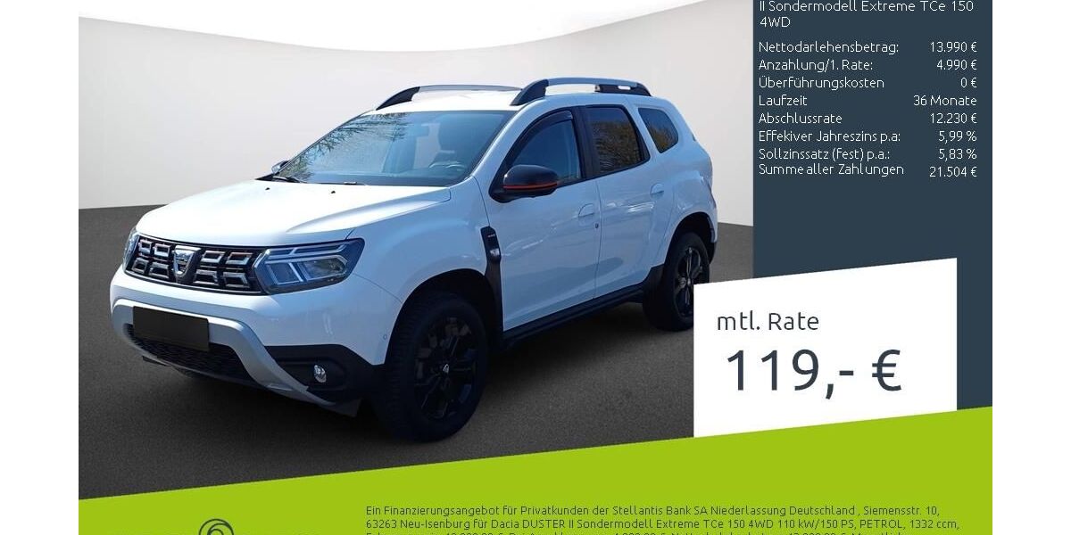 Dacia Duster 69.551 km 18.980 &euro; Borken 46325