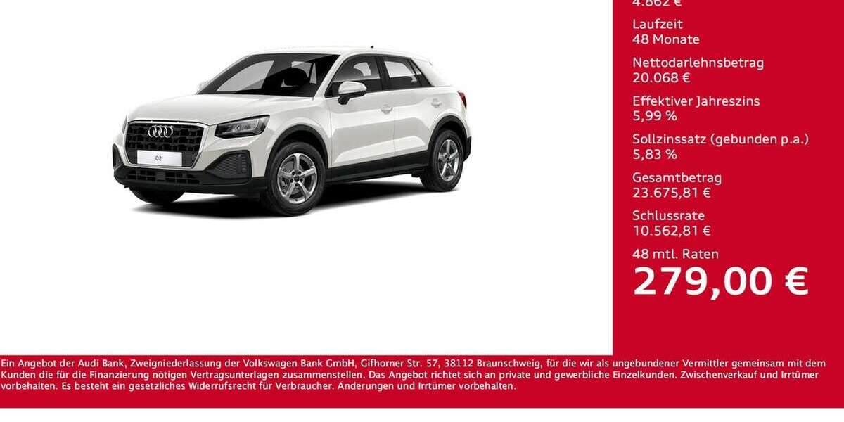 Audi Q2 40.929 km 24.930 &euro; Wesel 46485