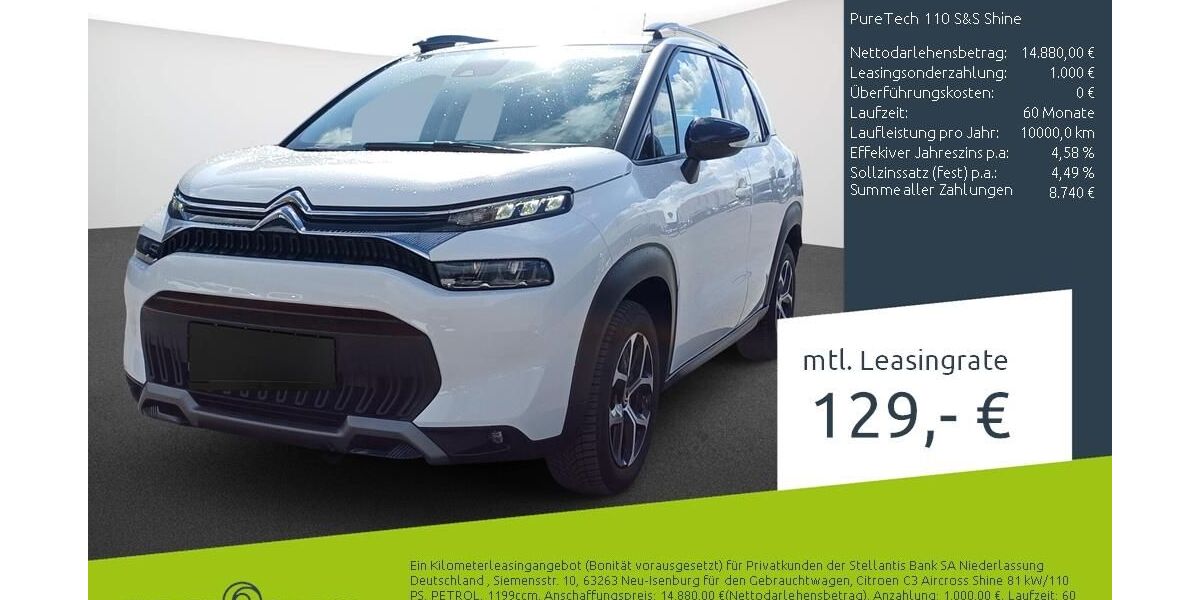 Citroen C3 Aircross 12.669 km 15.530 &euro; Borken 46325