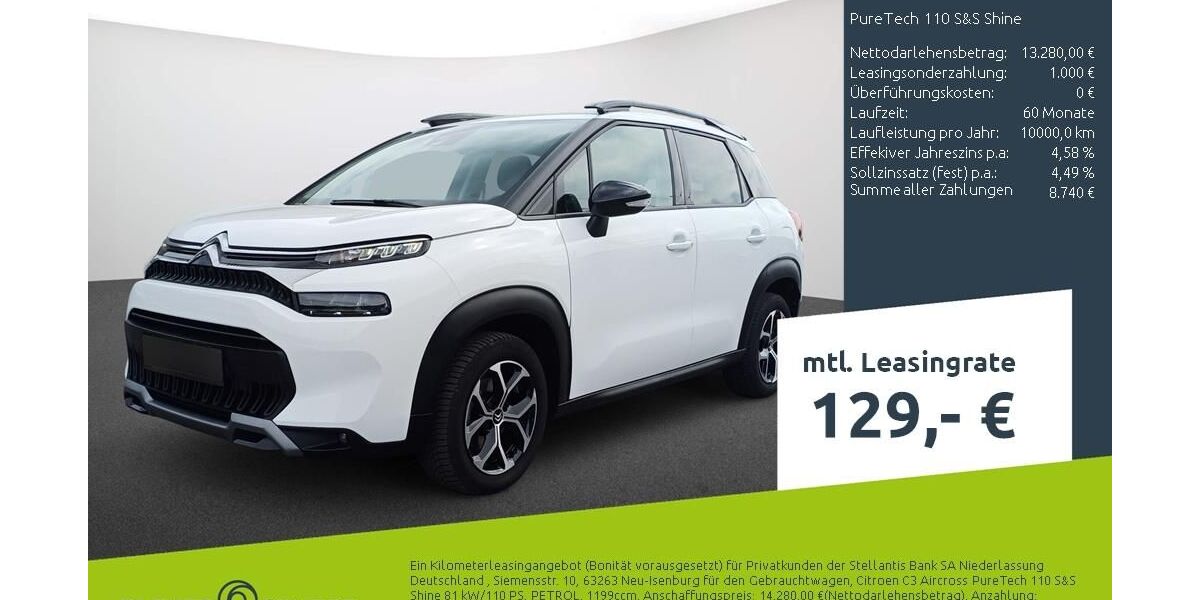 Citroen C3 Aircross 14.840 km 12.780 &euro; Borken 46325