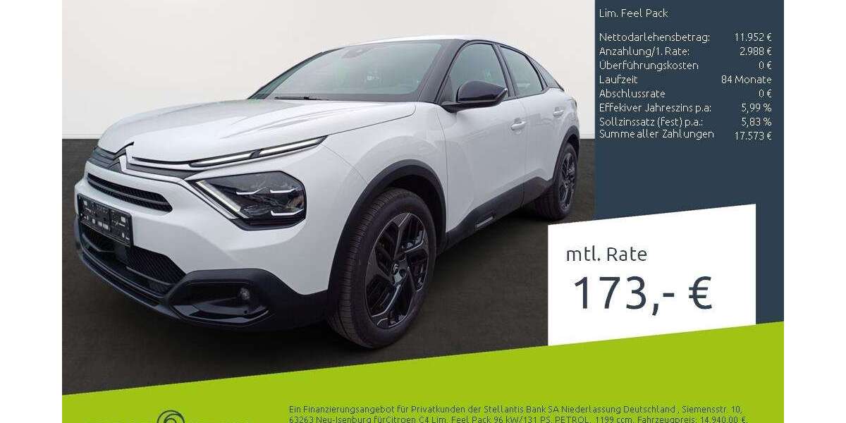 Citroen C4 9.642 km 14.940 &euro; Borken 46325