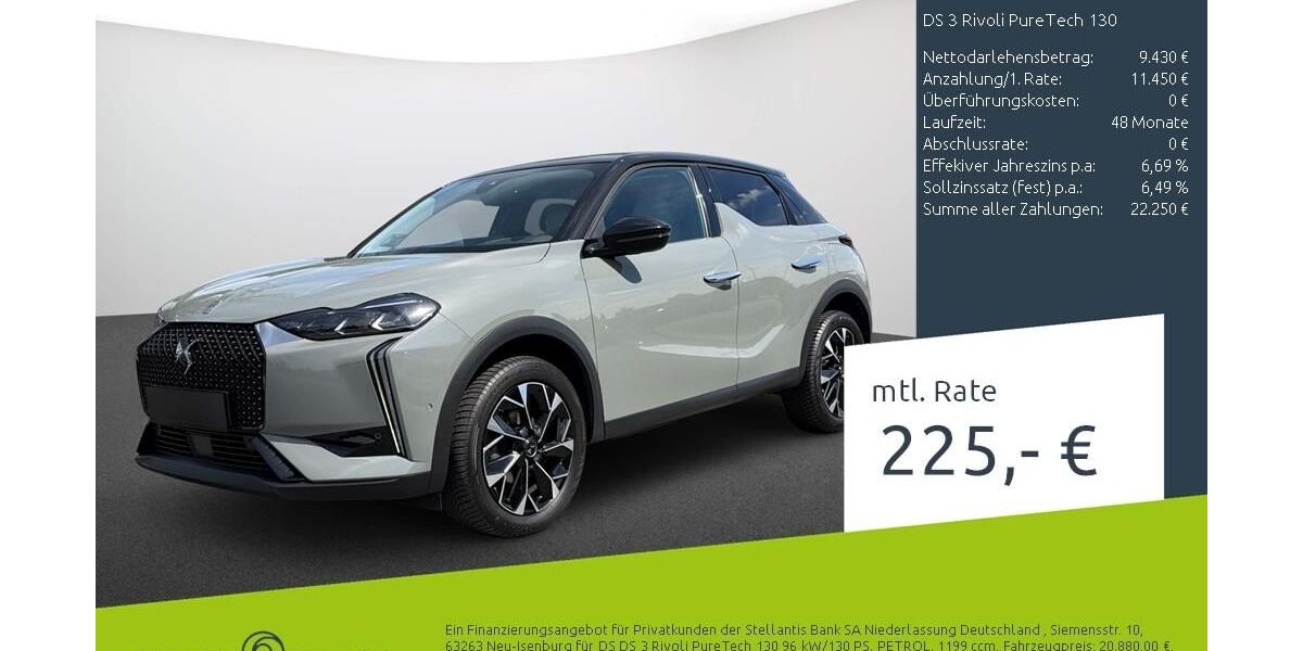 DS Automobiles DS3 Crossback 46.650 km 20.880 &euro; Borken 46325