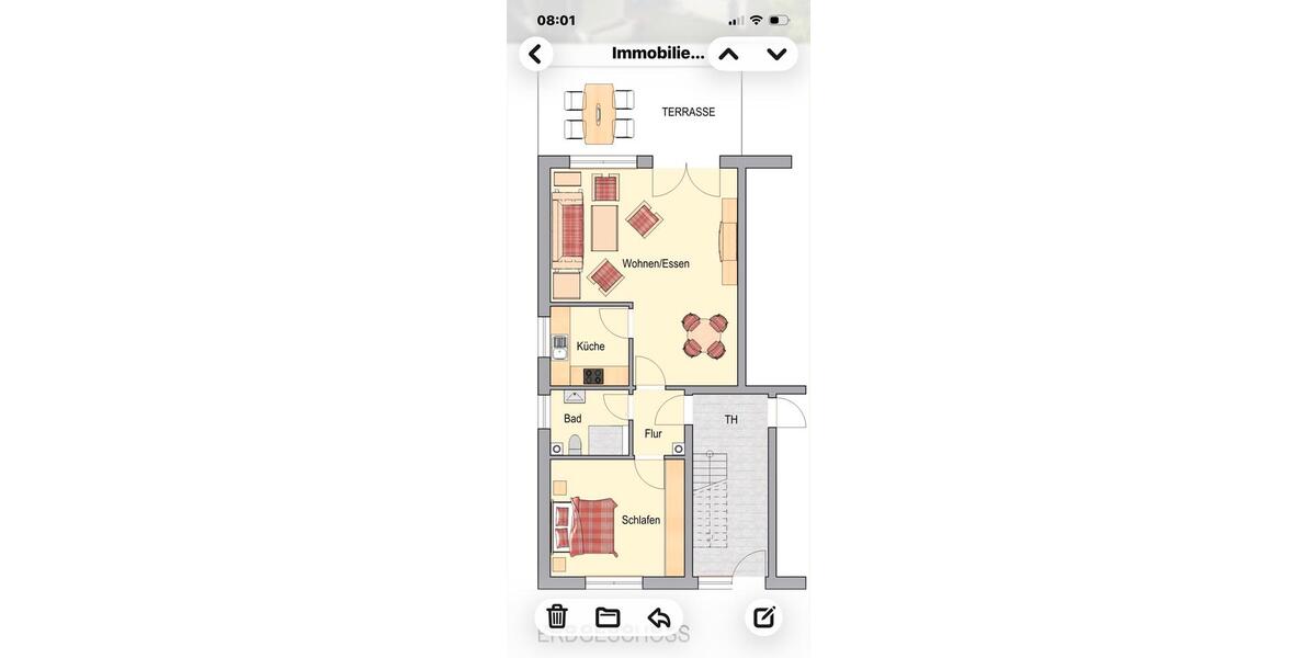 Erdgeschoßwohnung Borken - 2 Zimmer, 62 m&sup2;, 700&euro; | Angebot:26656121
