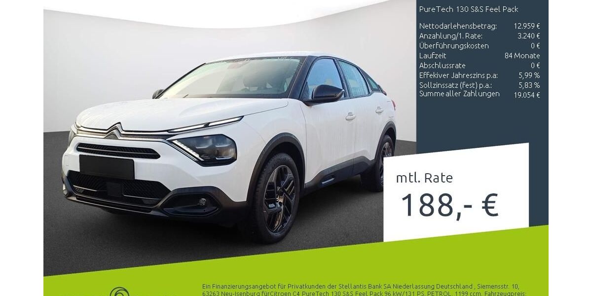 Citroen C4 21.399 km 16.199 &euro; Borken 46325