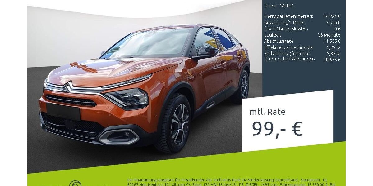 Citroen C4 58.768 km 17.780 &euro; Borken 46325