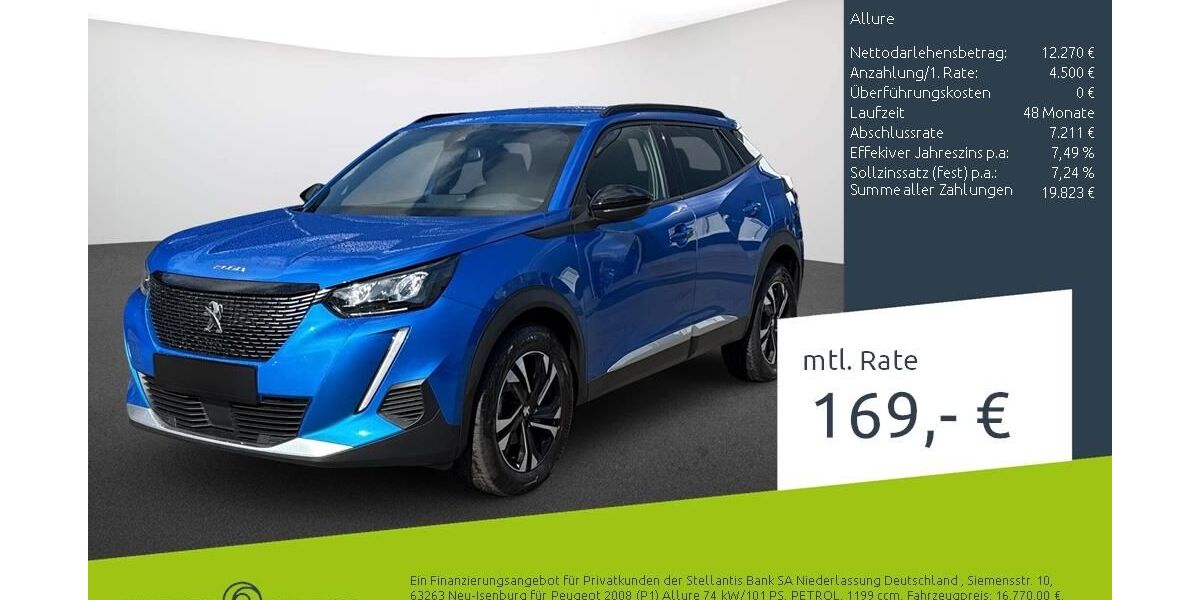 Peugeot 2008 50.072 km 16.770 &euro; Bocholt 46395