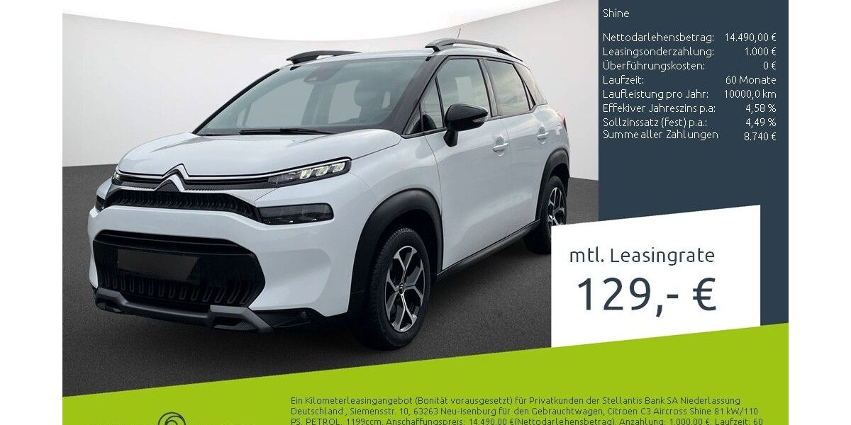 Citroen C3 Aircross 19.542 km 13.989 &euro; Bocholt 46395