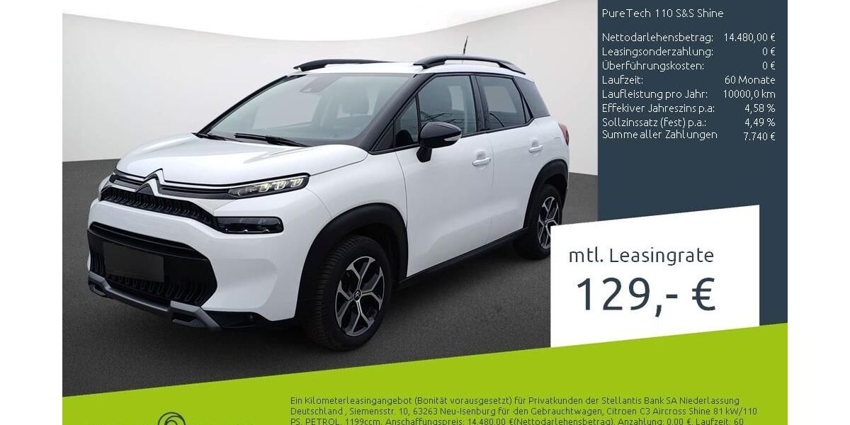 Citroen C3 Aircross 20.472 km 14.489 &euro; Borken 46325