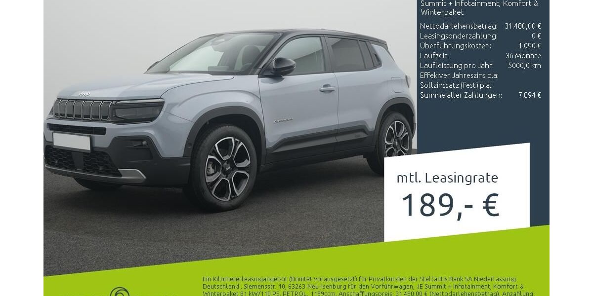 Jeep Avenger 2.500 km 31.250 &euro; Borken 46325