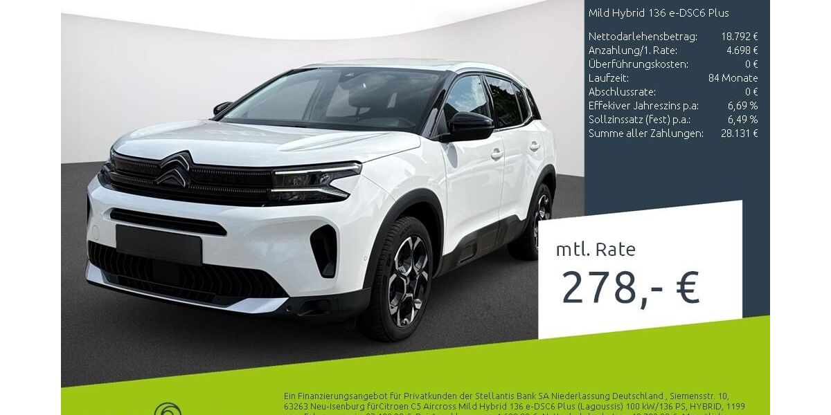 Citroen C5 Aircross 45.475 km 23.490 &euro; Bocholt 46395