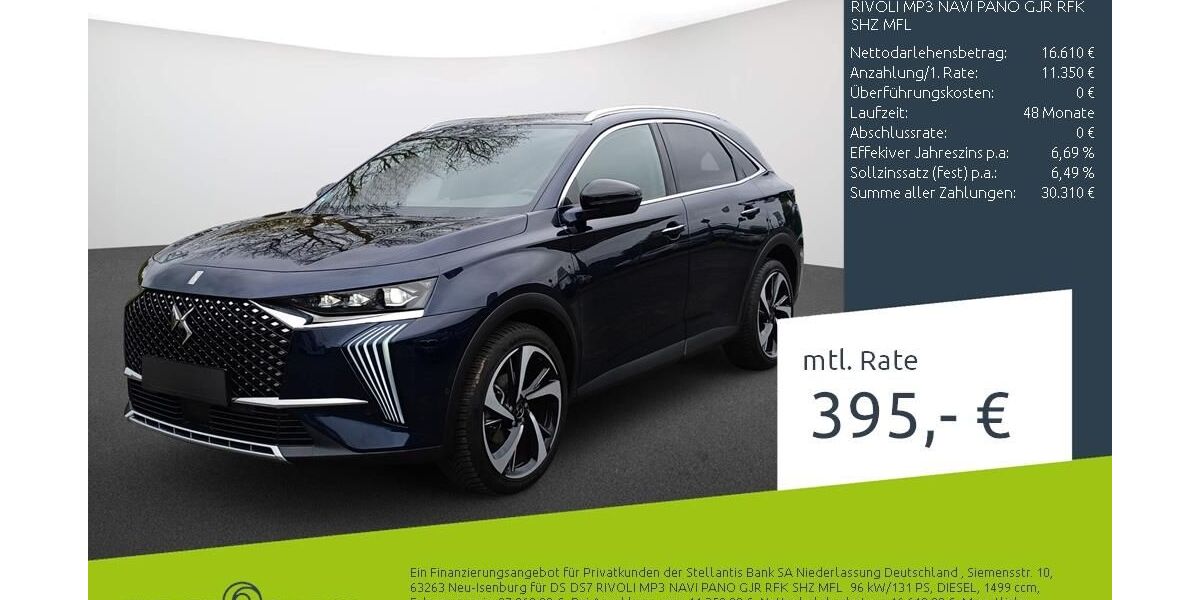 DS Automobiles DS7 (Crossback) 16.243 km 27.960 &euro; Borken 46325