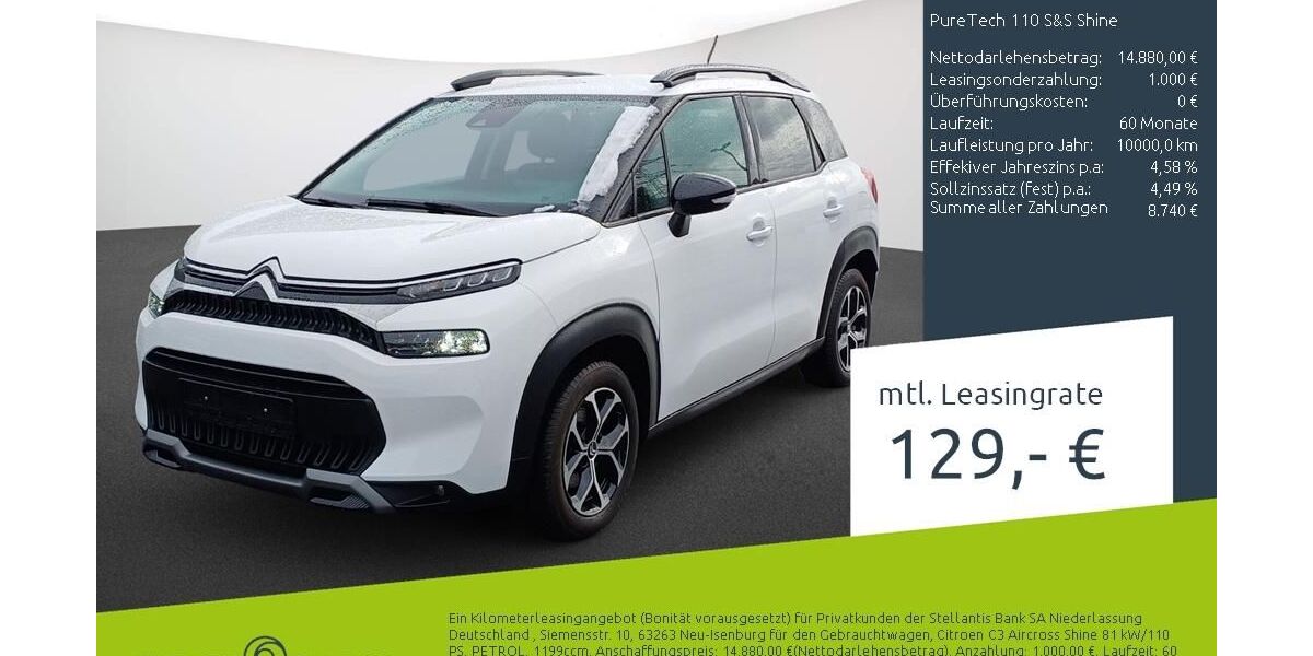 Citroen C3 Aircross 12.187 km 14.899 &euro; Borken 46325