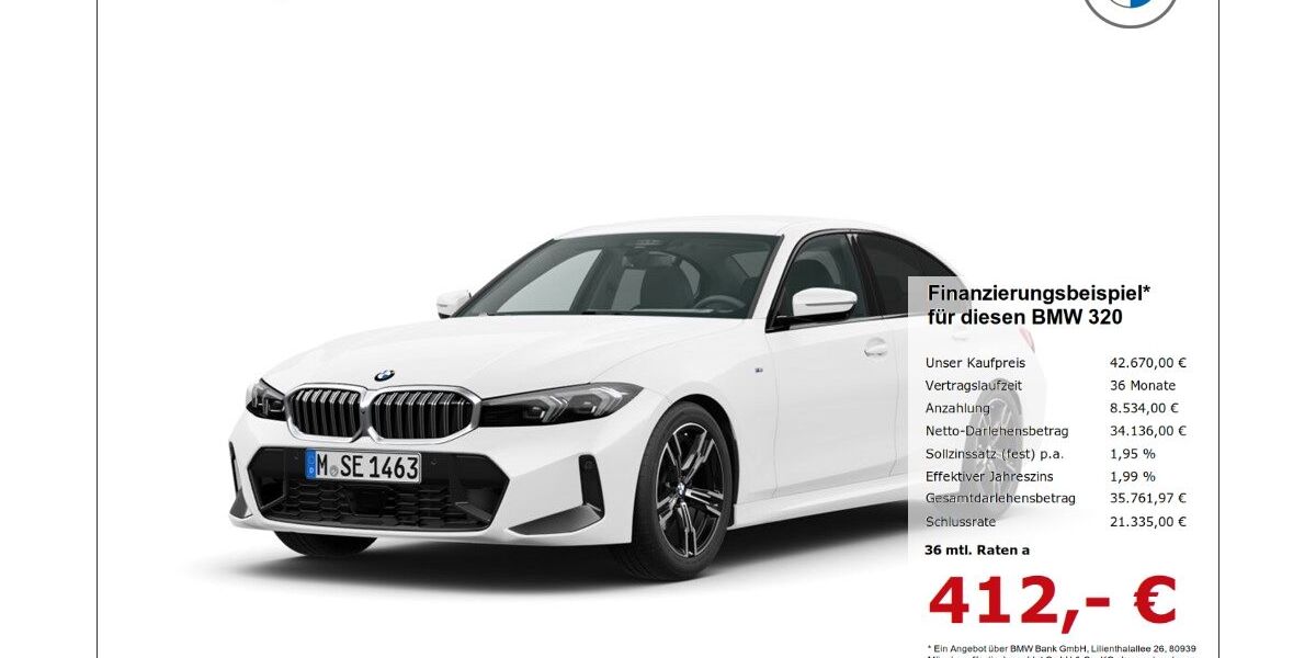 BMW 320 20.419 km 42.670 &euro; Borken 46325