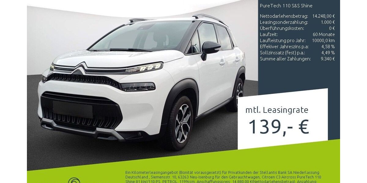 Citroen C3 Aircross 15.674 km 13.949 &euro; Borken 46325