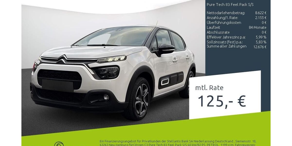 Citroen C3 42.693 km 10.630 &euro; Bocholt 46395