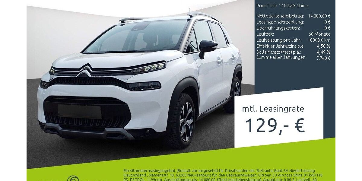 Citroen C3 Aircross 13.088 km 14.949 &euro; Borken 46325