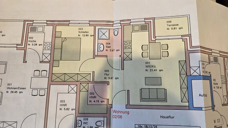 Suche Nachmieter für teils möblierte Wohnung - 2.5 Emmerich am Rhein | Angebot:25181835